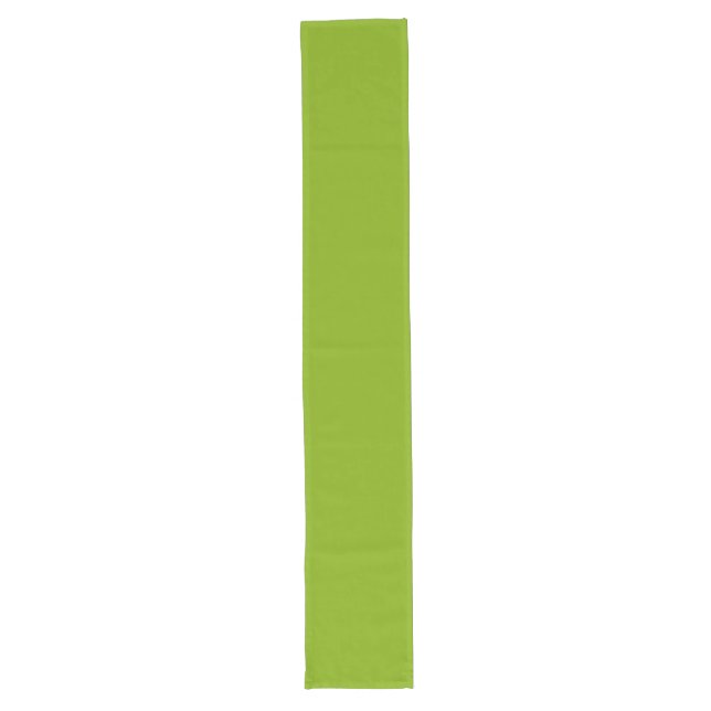APPLE GREEN (a solid fruity color) ~ Long Table Runner (Front)