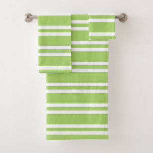 apple green bath towels