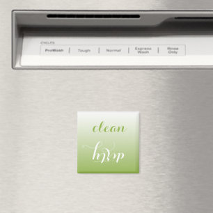Apple Green Clean or Dirty Dishwasher Magnet