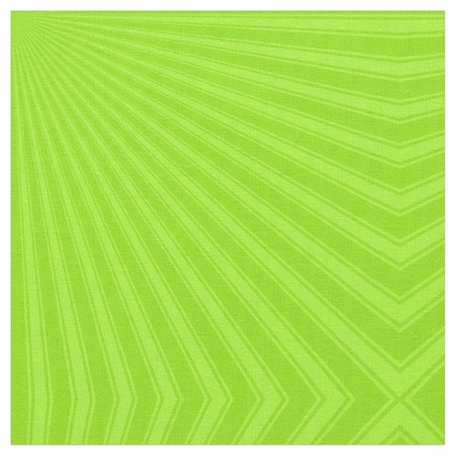 Apple green Color Stripe Funky Pattern Fabric (Close Up)