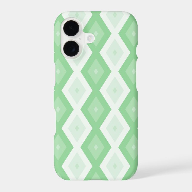 Apple green diamond pattern Case-Mate iPhone case (Back)