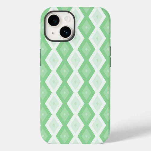 Apple green diamond pattern Case_Mate iPhone 14 case