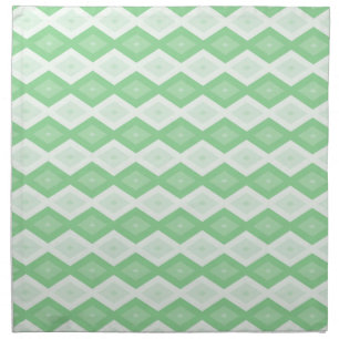 Apple green diamond pattern cloth napkin