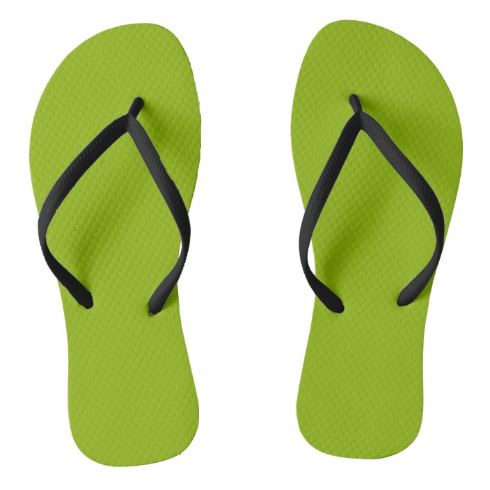 dark green flip flops