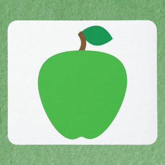 Apple Green Fruit Mouse Pad