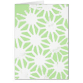 Apple green geometric pattern cards (Front)