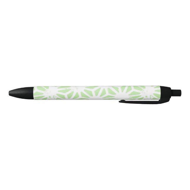 Apple green geometric pattern pen (Bottom)