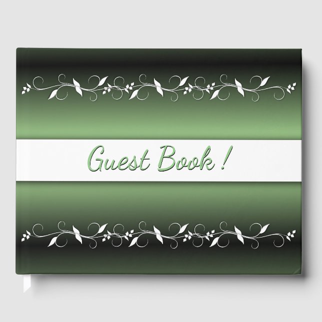 Apple Green Guest Book (Front)