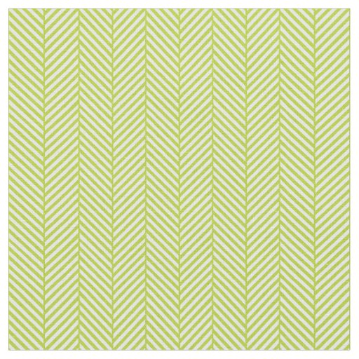 Apple Green Herringbone Fabric