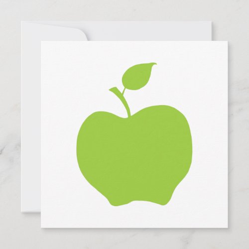 Apple Green Custom Invites
