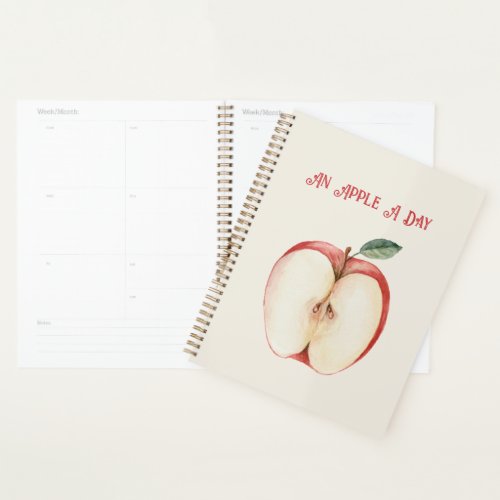 Apple Green Leaf Fruit Planner