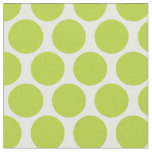 Apple Green Mod Dots Fabric