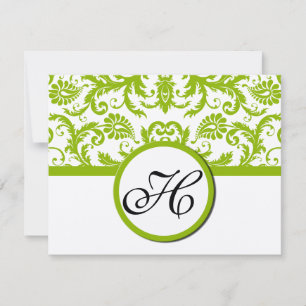 Apple Green Response Card- Text on Matte Side