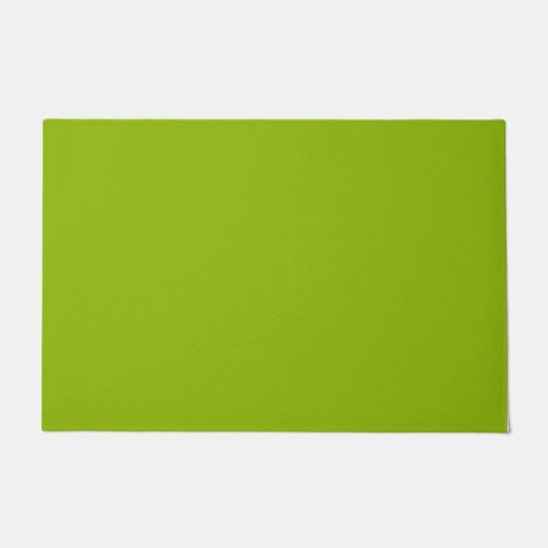 Apple green solid color  doormat