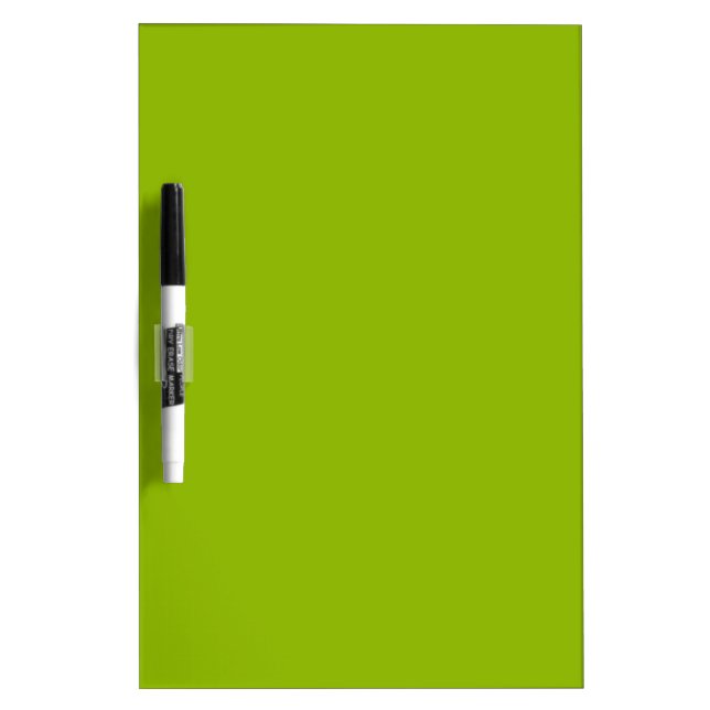 Apple green (solid color)  dry erase board (Front)