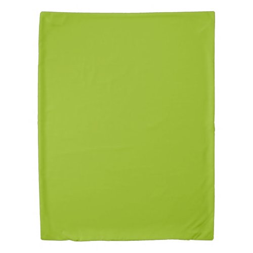 Apple green solid color  duvet cover