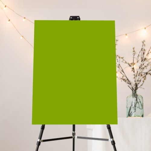Apple green solid color  foam board