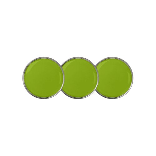 Apple green solid color  golf ball marker