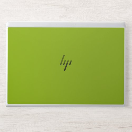 Apple green solid color  HP laptop skin