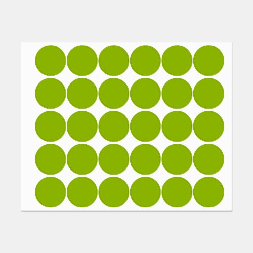 Apple green solid color  labels