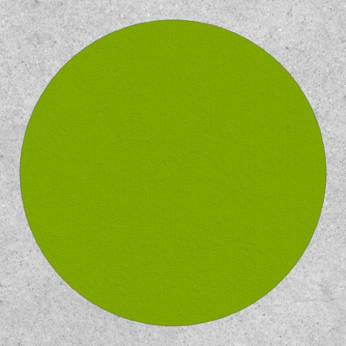 Apple green solid color patch