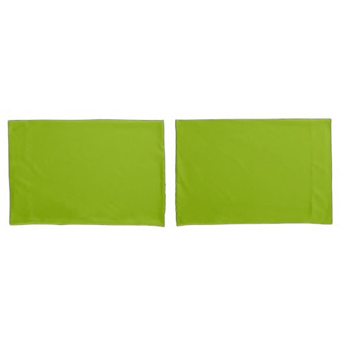 Apple green solid color  pillow case