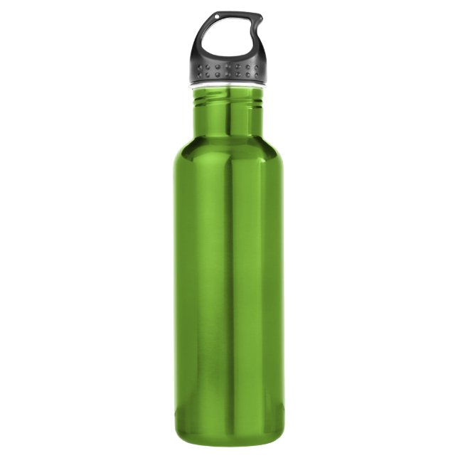 Apple Green Stainless Steel Water Bottle Add Own (Front)