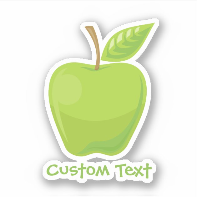 Apple Green Sticker | Zazzle