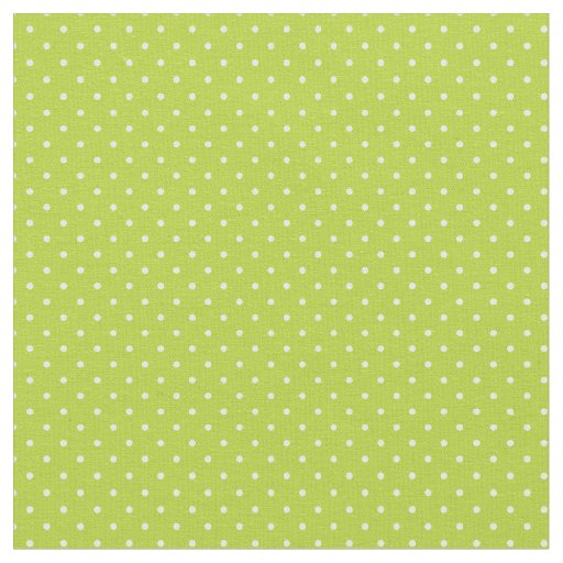 Apple Green Tiny Dots Fabric
