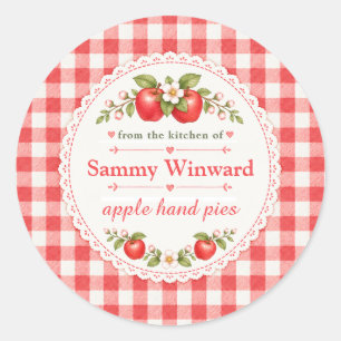 Apple Hand Pies Homemade Gift Label