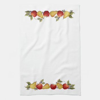 Apple Harvest - Kitchen Towel by marainey1 at Zazzle