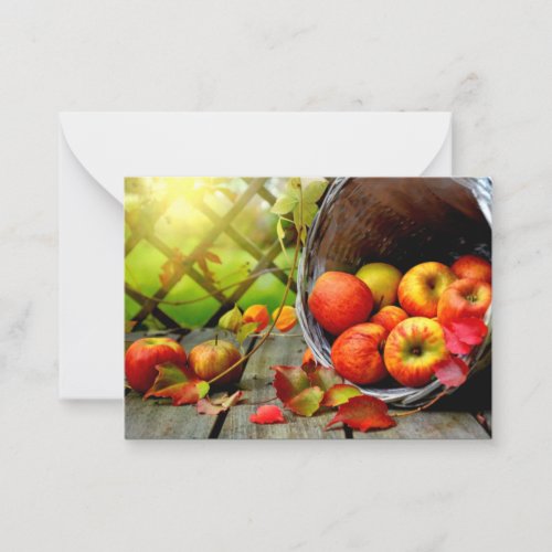 Apple Harvest Note Card