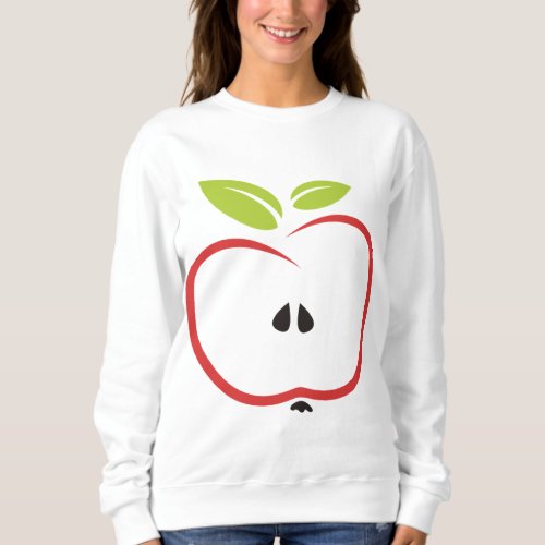 Apple Healthy Red Fruit Sweatshirt