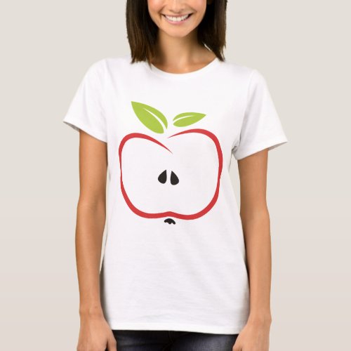 Apple Healthy Red Fruit T_Shirt