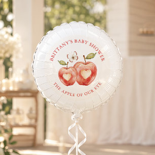 Apple Heart Baby Shower Balloon