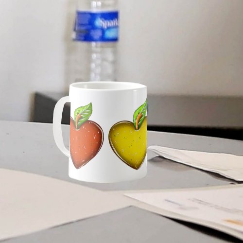 Apple Hearts Teachers Gift Mug