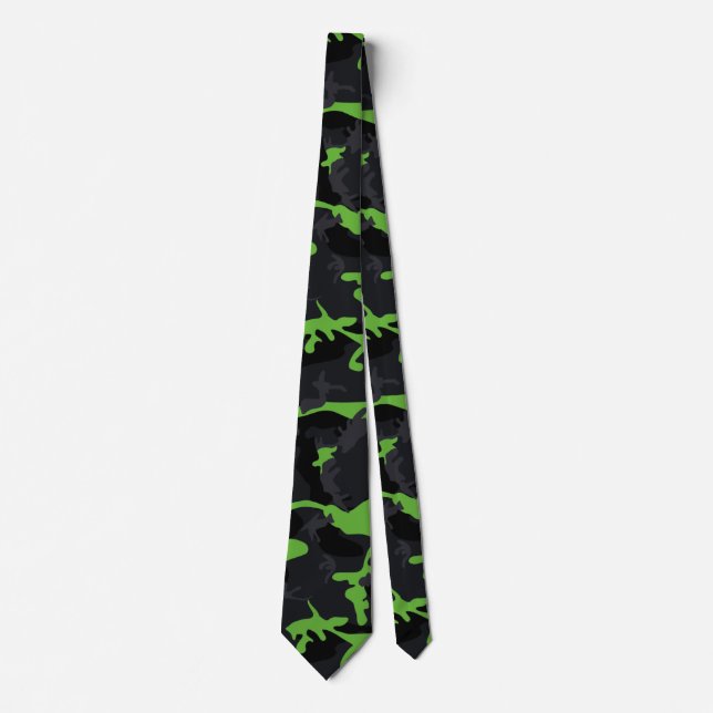 Apple  Highlights Camo Neck Tie (Front)