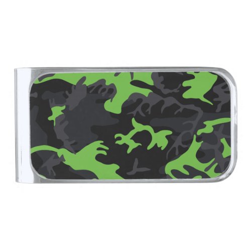 Apple  Highlights Camo Silver Finish Money Clip