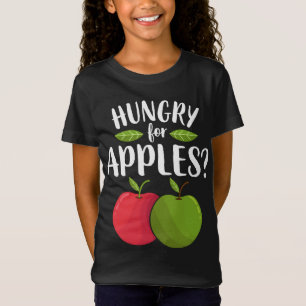 Apple Hungry For Apples Funny Fruit Lover Vegan Ve T-Shirt