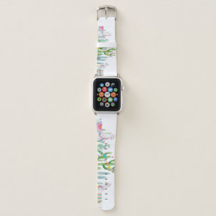 Apple I Watch Band Boho Llama Bohemian Cacti Deser