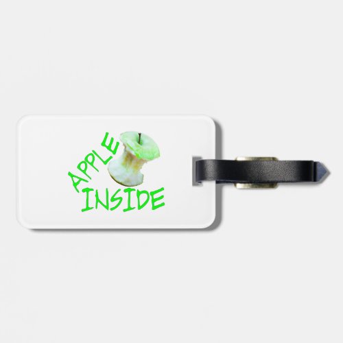 Apple Inside Luggage Tag