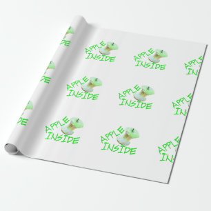 Apple Inside Wrapping Paper