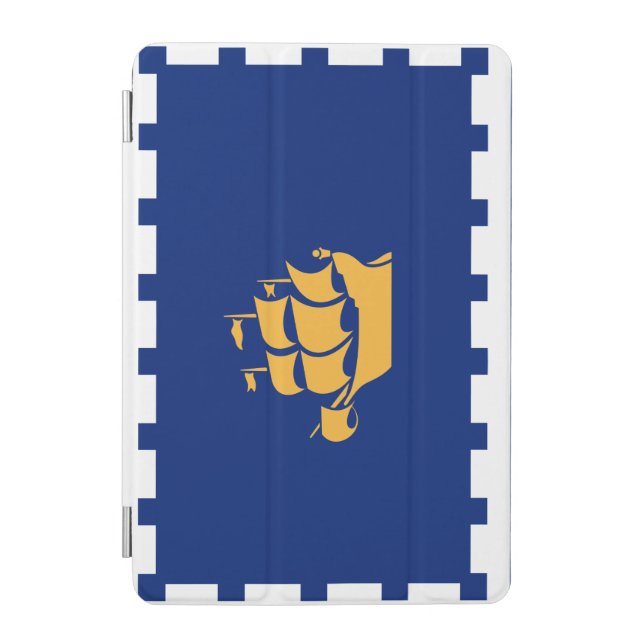 Apple iPad Pro Case with flag of Quebec City (Front)