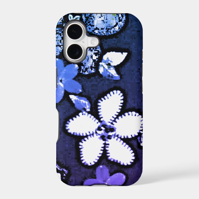 apple iphone 11 flower style design case (Back)