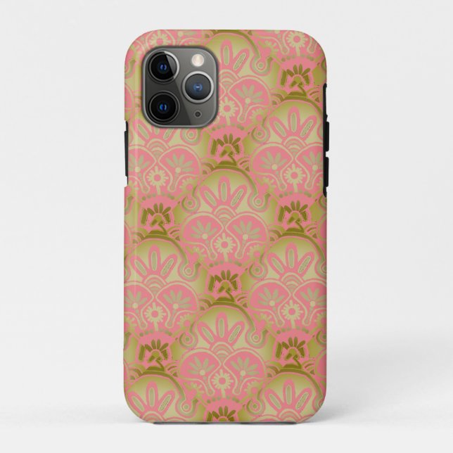 Apple iPhone 11Pro Case with  Boho Medallions (Back)