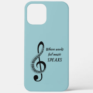 Apple iPhone 12 Pro Max Musical Note iPhone 12 Pro Max Case