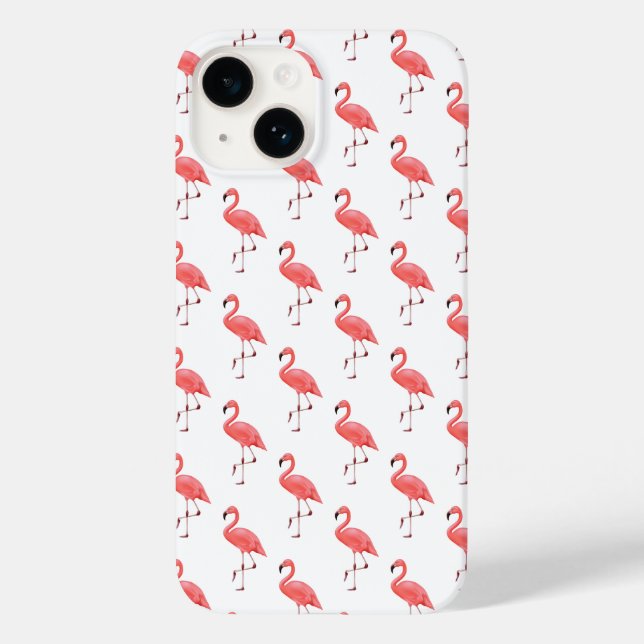 Apple iPhone 14 Case-Flamingo  Case-Mate iPhone Case (Back)