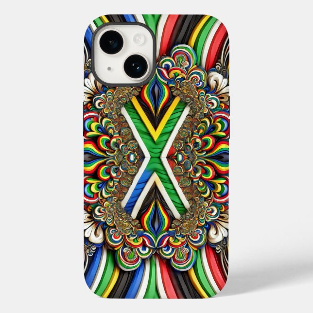 Apple iPhone 14 Case-Mate South African Colors Case (Back)