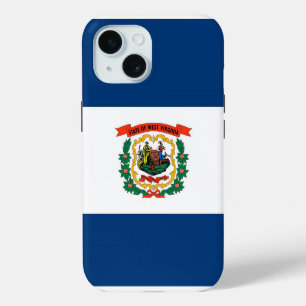 Apple iPhone 15 Case-Mate, West Virginia flag Case