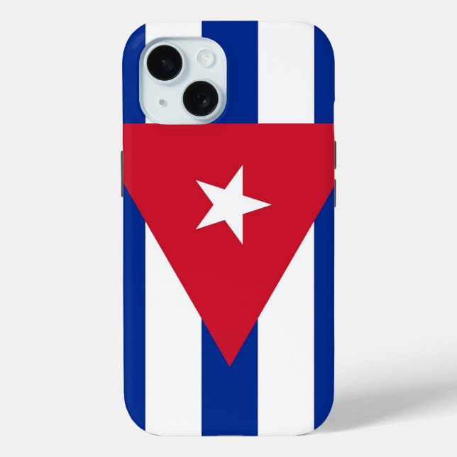 Apple iPhone 15 Case-Mate with Cuba flag Case (Back)